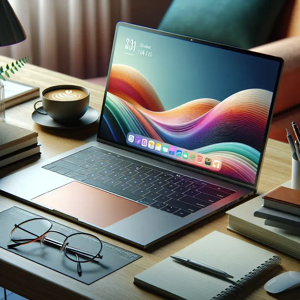 "Affordable Acer Swift Go 14 laptop with sleek design showcased in a modern workspace, highlighting its budget-friendly features and performance for students and remote workers."