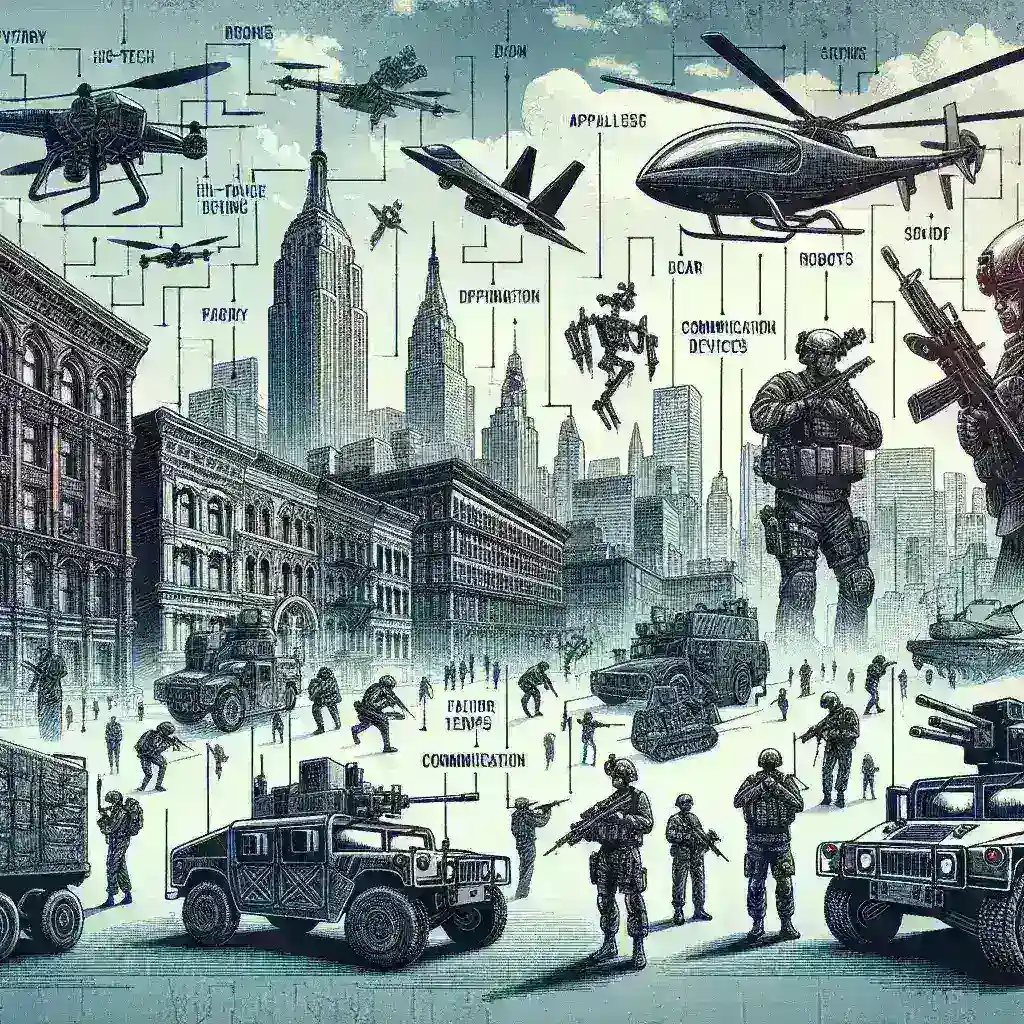 "US military personnel during a tech-based training exercise, highlighting challenges in modern warfare readiness as reported by New Yorker."